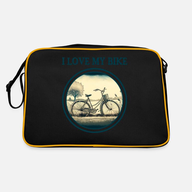 J’aime mon vélo Sac Retro