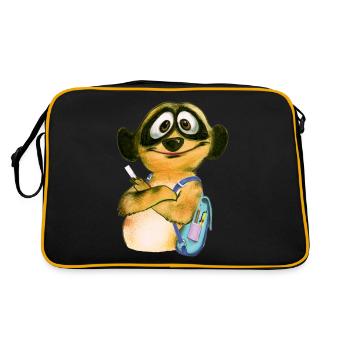 School-rascal - Retro Bag - black/gold - Back