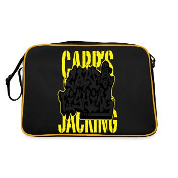 Carp's graff "CARP'S JACKING" - Sac Retro - noir/or - Dos