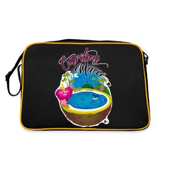 ANGAYA COCO ISLAND MAYOTTE - Sac Retro - noir/or - Dos