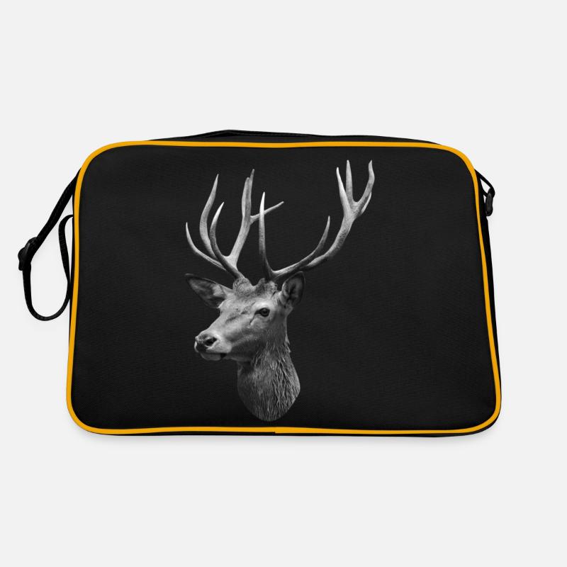 Hirschkopf Retro Tasche