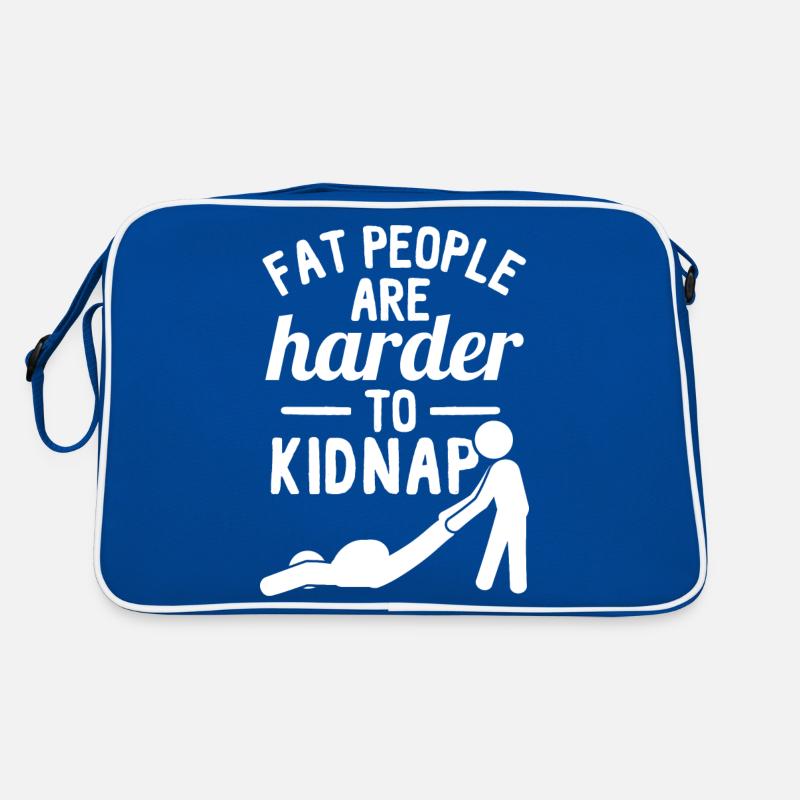 Les gros sont plus difficiles à kidnapper Sac Retro