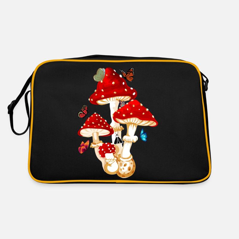 champignon papillon Sac Retro