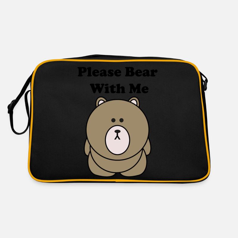 PLEASE BEAR WITH ME Retro Bag