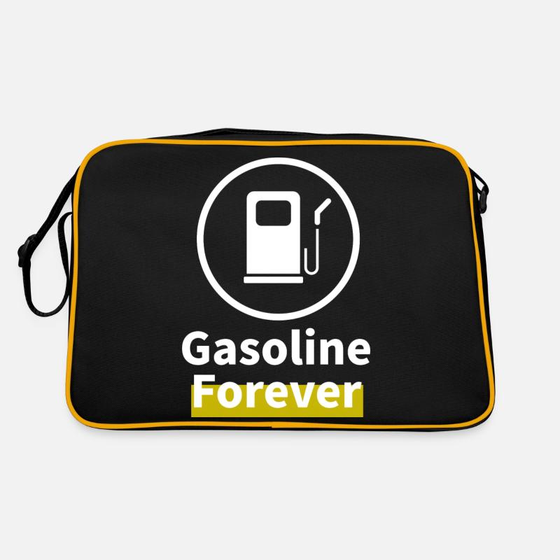 L’essence pour toujours - Sac Retro - noir/or