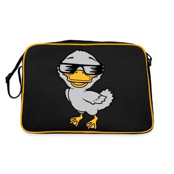 Cool Lunettes de soleil Ducklings Comic - Sac Retro - noir/or - Dos