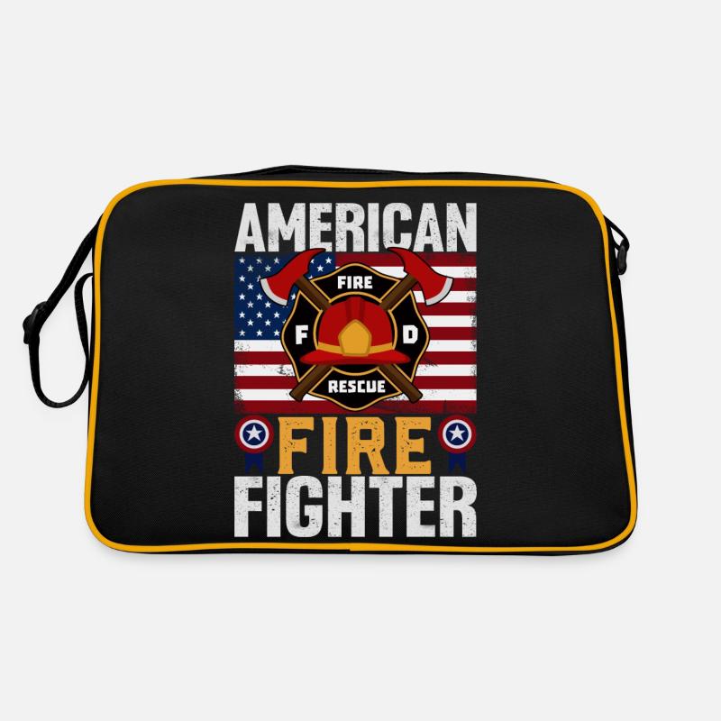 | Fire Brigade American Firefighter | Hero Retro Bag