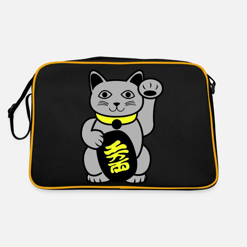 Maneki Winkekatze Retro Tasche