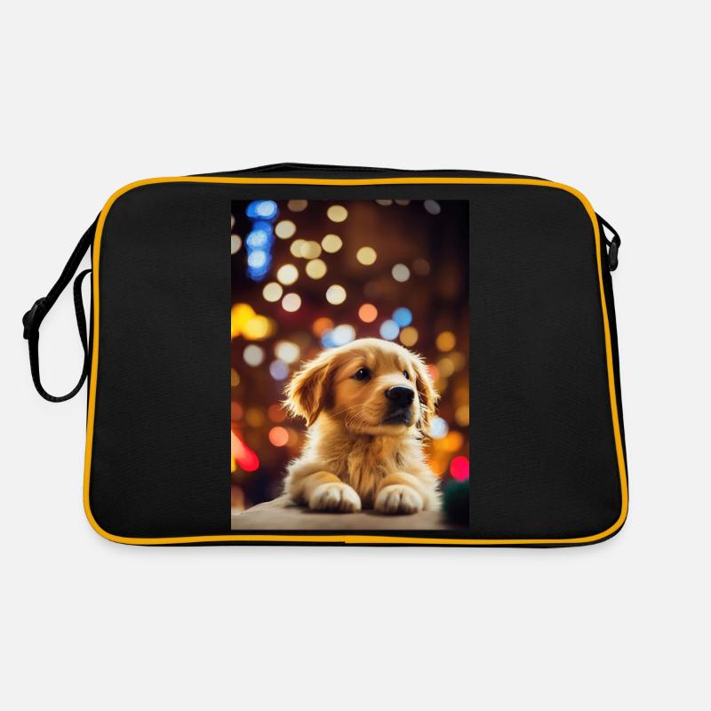 Chiot de Noël Sac Retro