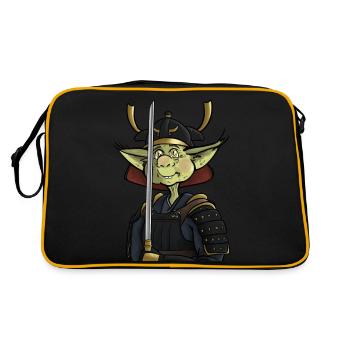 Korrigan samouraï - Sac Retro - noir/or - Dos