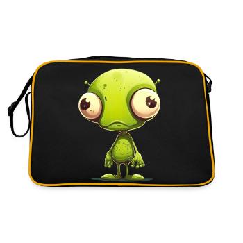 Étranger - Sac Retro - noir/or - Dos