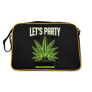 Lets Party bright - Retro Bag - black/gold - Back