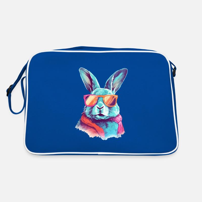Tom le lapin à lunettes Sac Retro