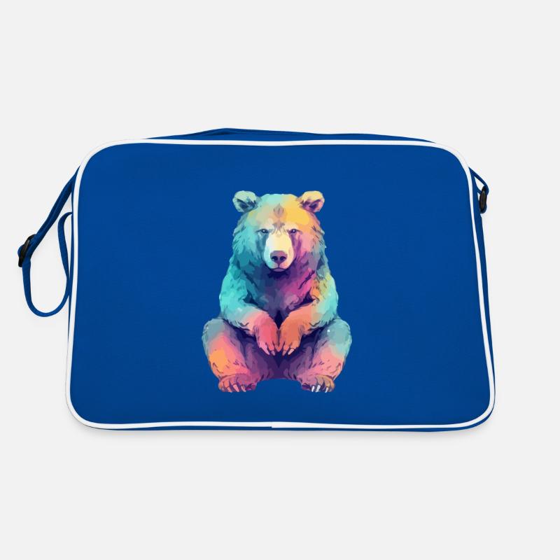 Beabea, der mürrische Bär Retro Tasche