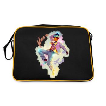 Have Fun - Sac Retro - noir/or - Dos