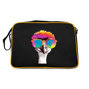 Oni l'autruche - Sac Retro - noir/or - Dos
