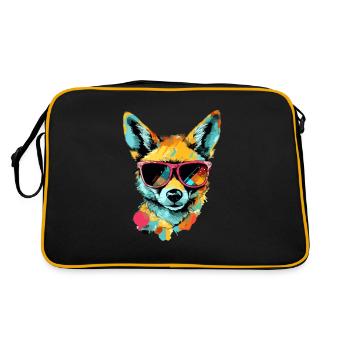 Theo the Jackal - Retro Bag - black/gold - Back