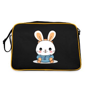 Koo the rabbit - Retro Bag - black/gold - Back