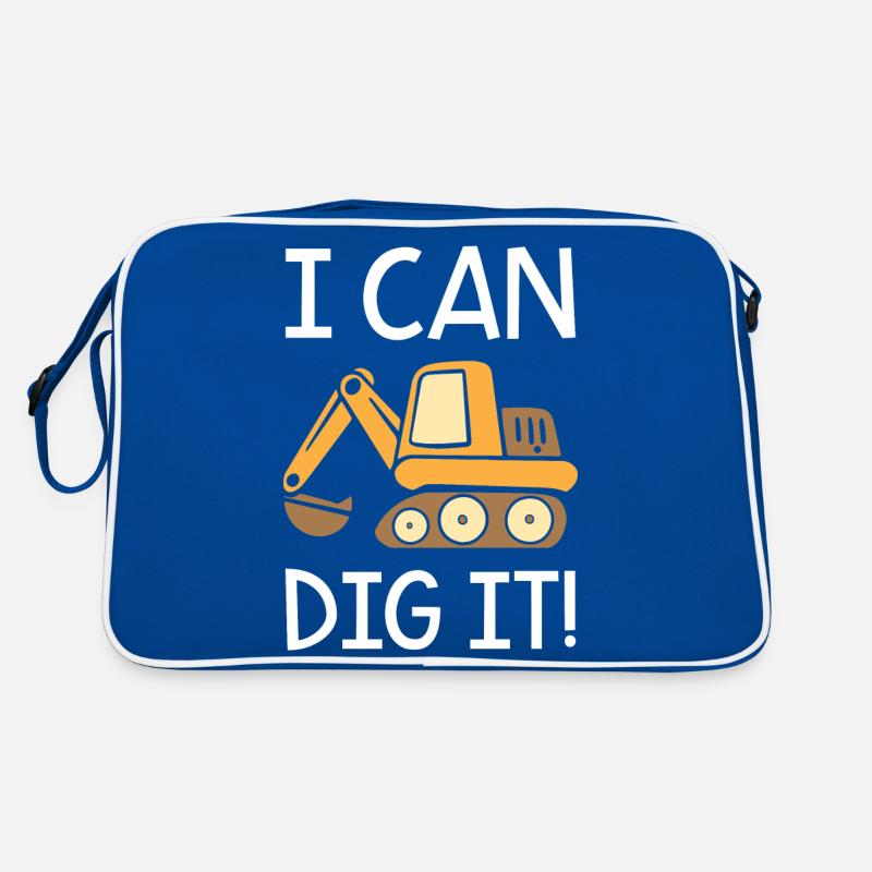 I Can Dig It Excaavator Retro Bag
