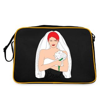 Bride Red 1 - Retro Bag - black/gold - Back