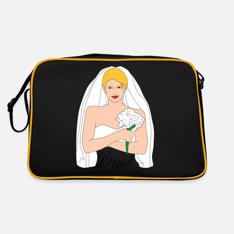 braut blond 1 Retro Tasche