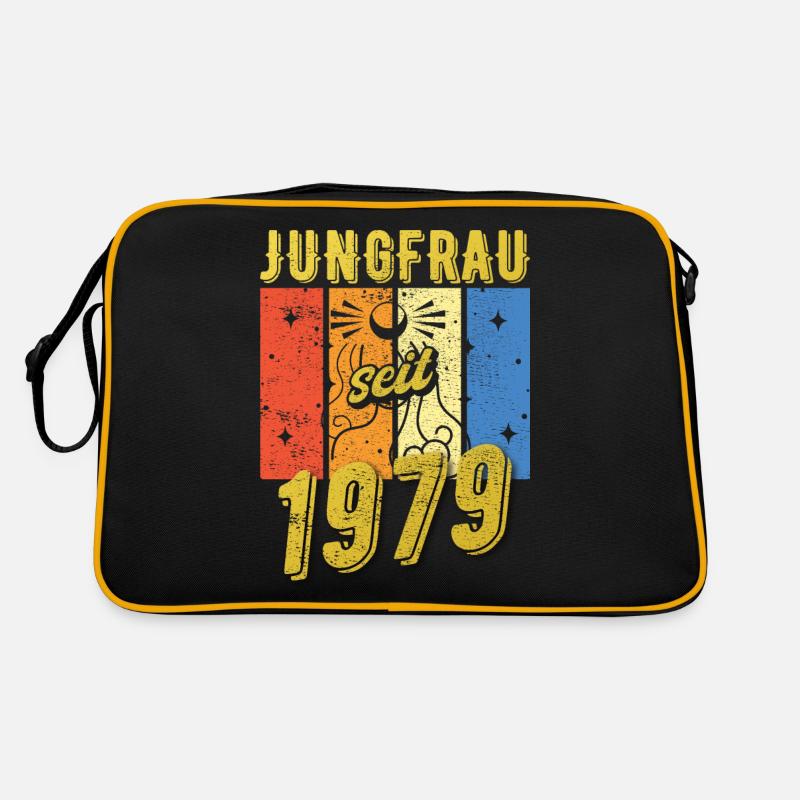 Jungfrau 1979 Sternzeichen Geburtstag Retro Tasche