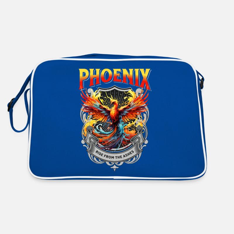 Phoenix Phoenix Fire Flames Bird Mythology Retro Bag