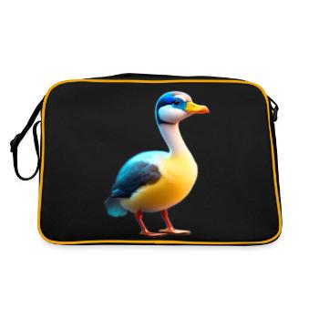Canard - Sac Retro - noir/or - Dos