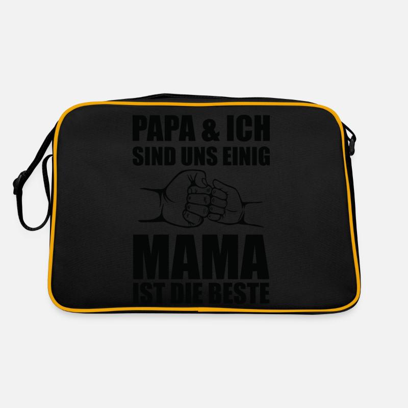Mutter Spruch Geschenk Mama Muttertag Retro Tasche