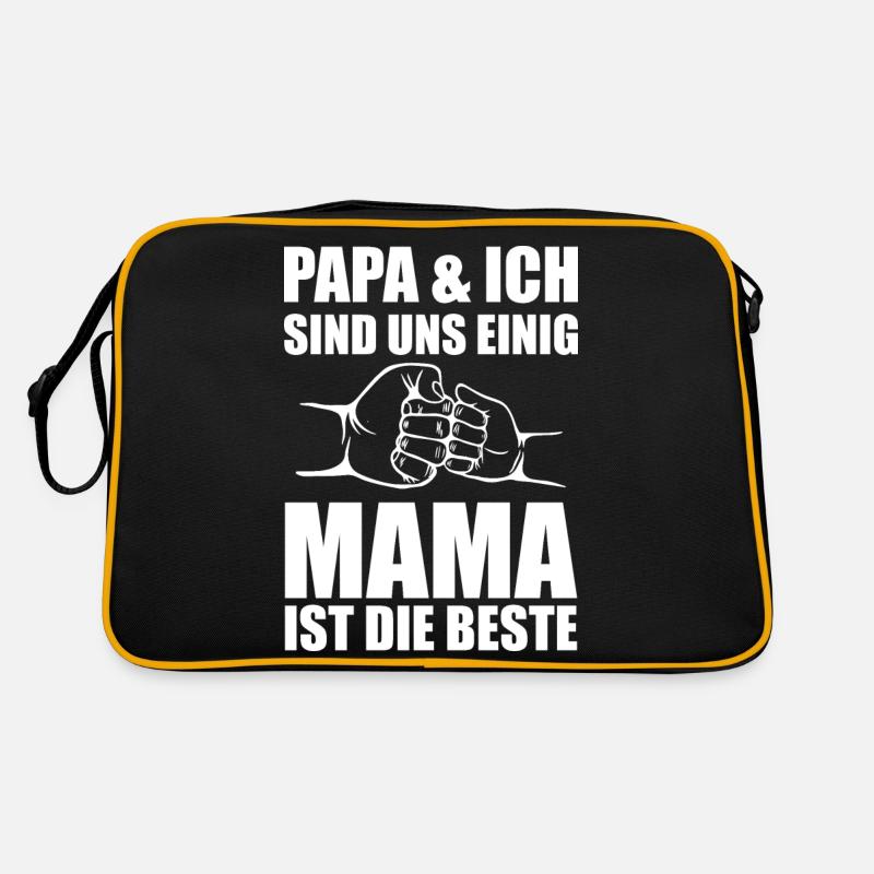 Mutter Spruch Geschenk Mama Muttertag Retro Tasche