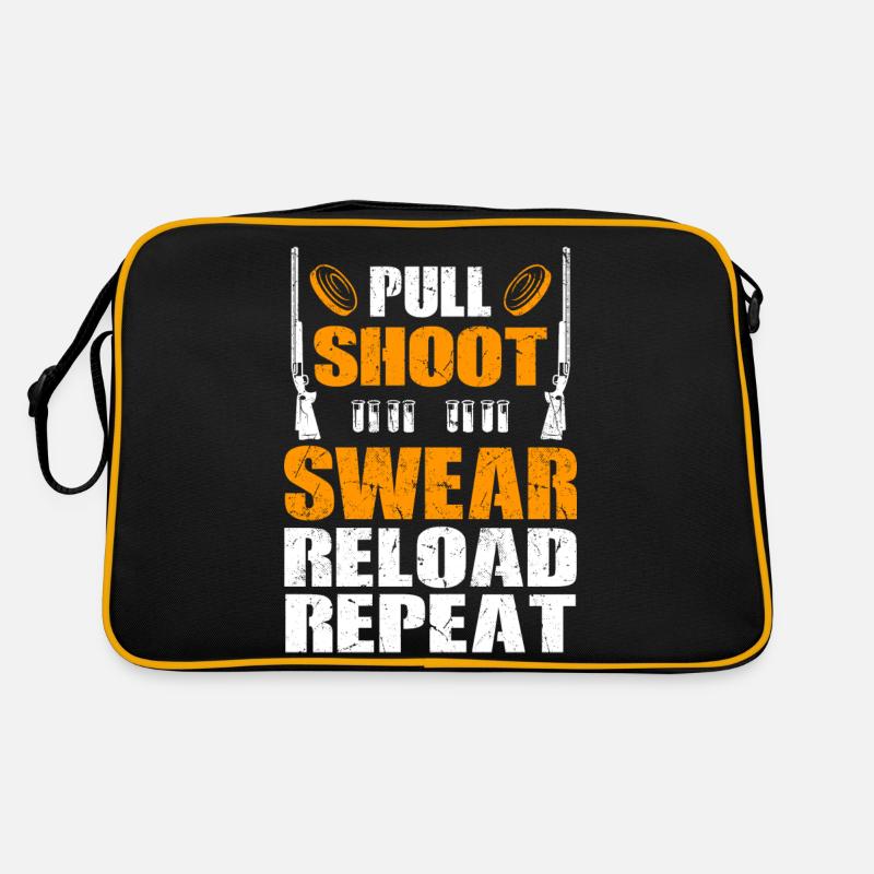 Skeets Schießen | Wurfscheibenschießen Geschenke Retro Tasche