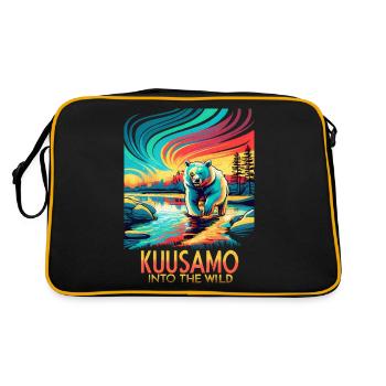 Kuusamo Finland Into The Wild - Retro Bag - black/gold - Back
