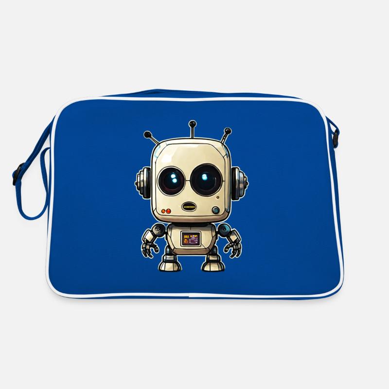 Roboter Retro Tasche