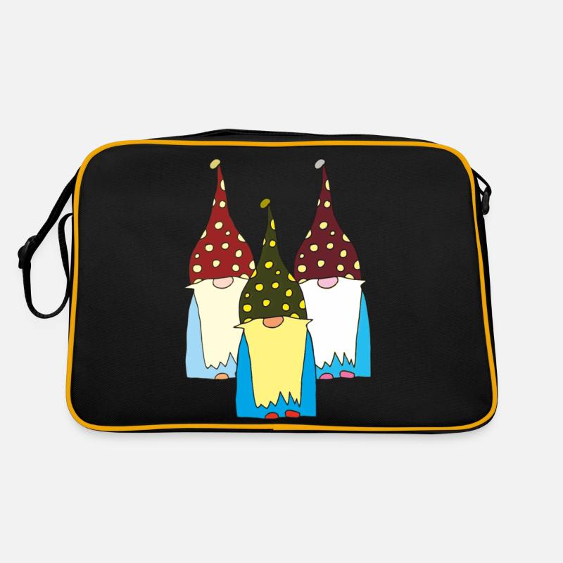 Gnome Dwarfs 3-fold Retro Bag