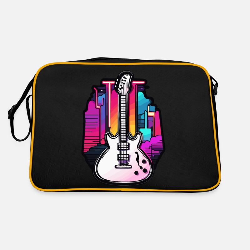 Rock n roll / Guitar / Music / Instrument Retro Bag
