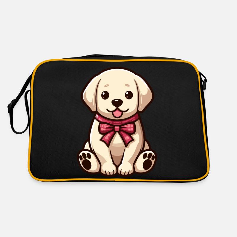 Mignon petit chien - Labrador Sac Retro