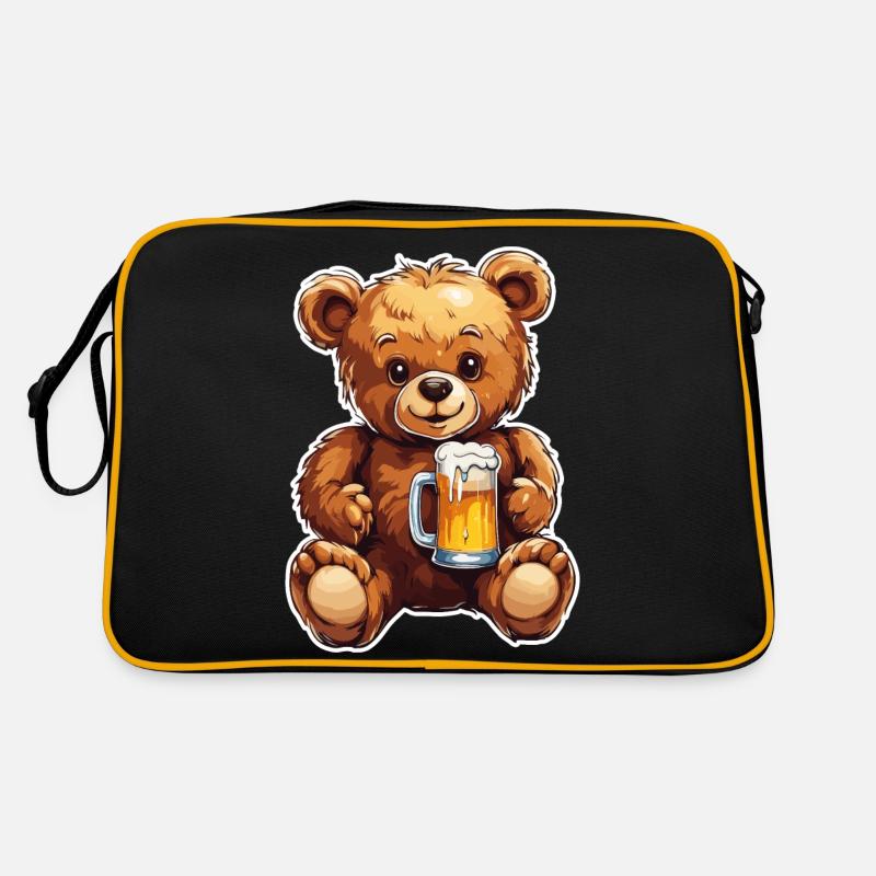Teddybär / Kuscheltier / Stofftier / Geschenkidee Retro Tasche