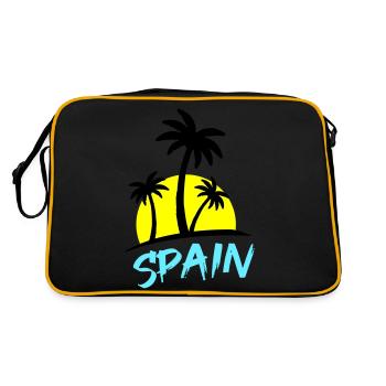 Spain - Retro Bag - black/gold - Back