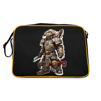 Chevalier Fantasy - Sac Retro - noir/or - Dos