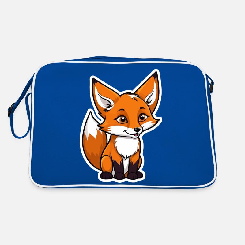 Fuchs Illustration Retro Tasche