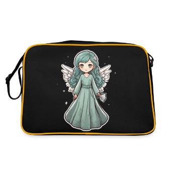 Petit Ange - Sac Retro - noir/or - Dos