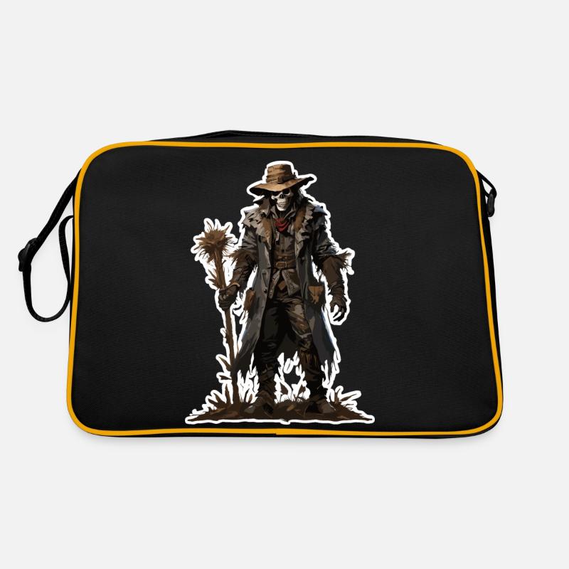 Épouvantail / Ouvrier de la moisson / Champ de maïs / Champ Sac Retro