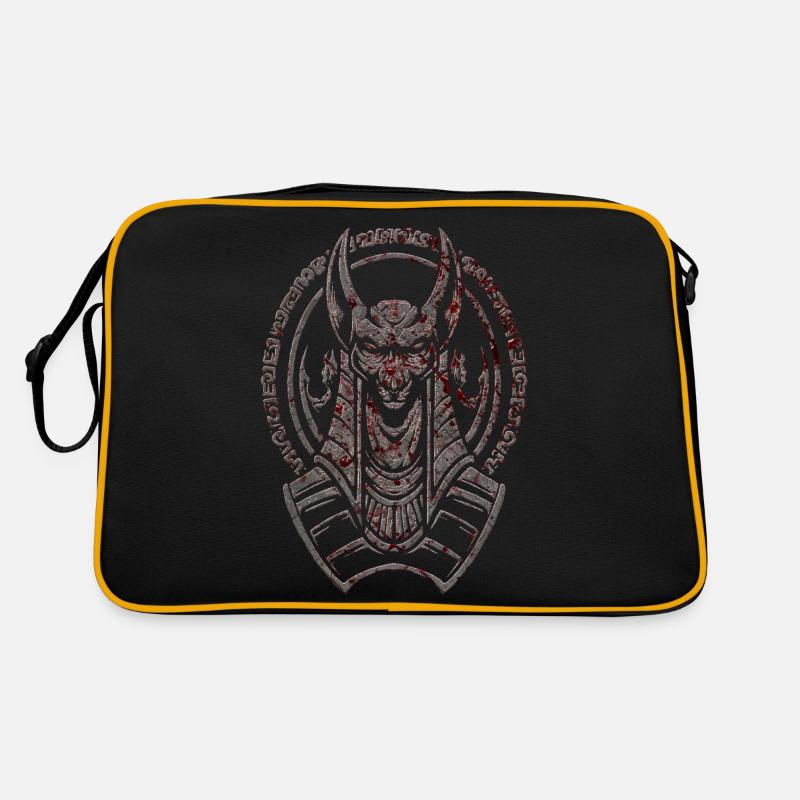 Hiéroglyphe égyptien drapeau du Nil pyramide du pharaon Le Caire Sac Retro
