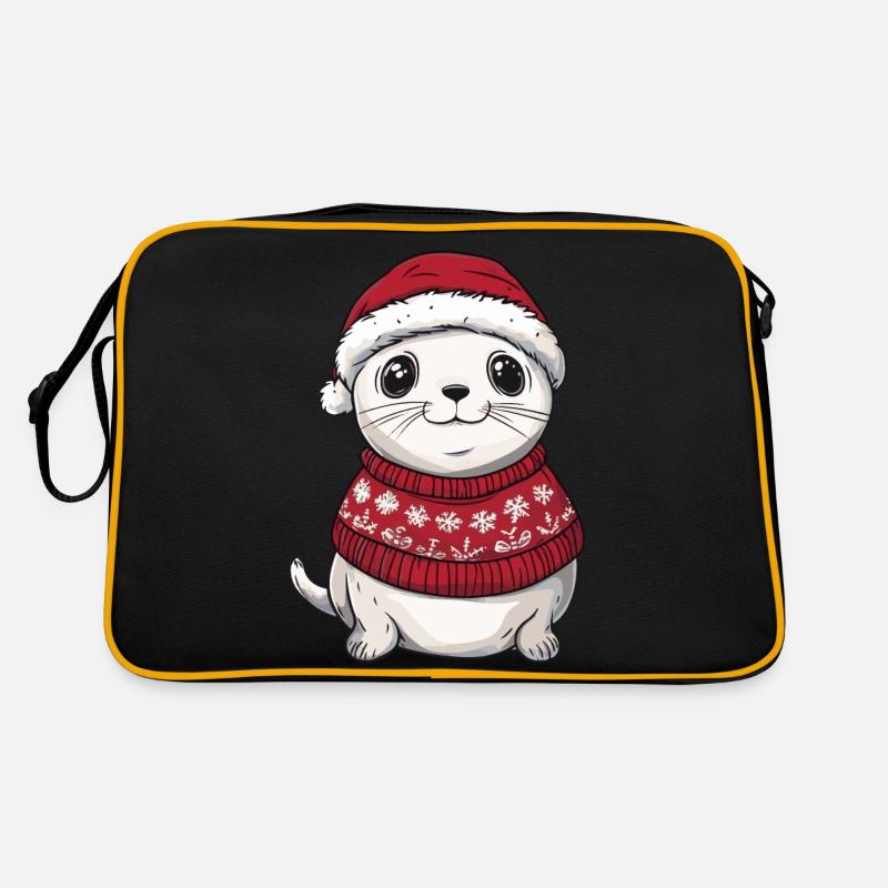 Noël de l’animal du phoque Sac Retro