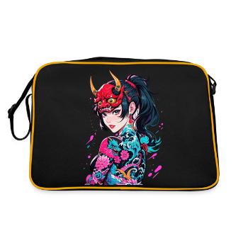Démone japonaise - Sac Retro - noir/or - Dos