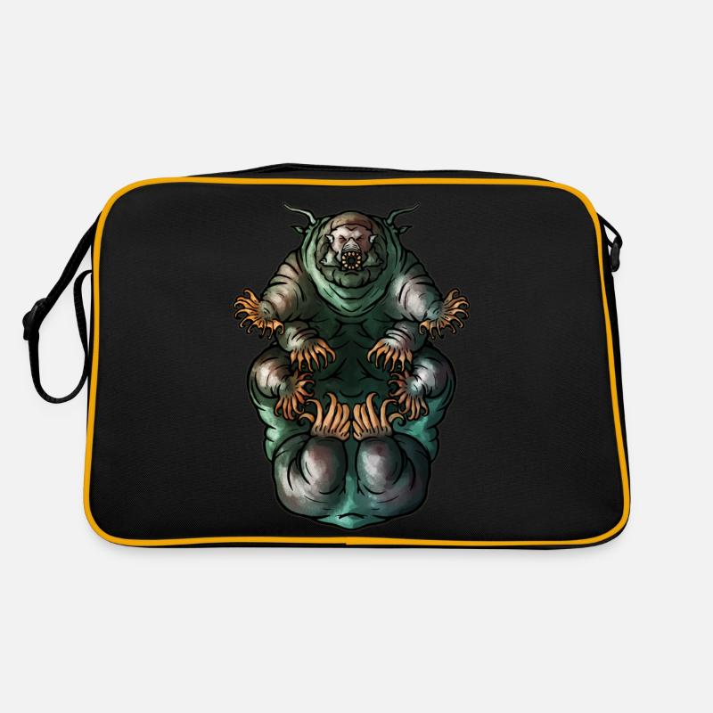 Tardigrade - Retro Tasche - Schwarz/Gold