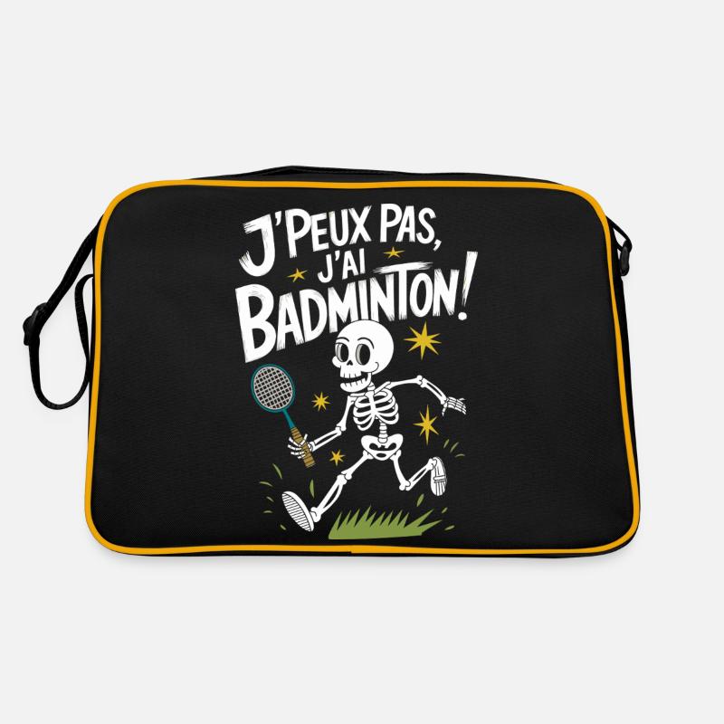 J'peux pas j'ai Badminton Sac Retro