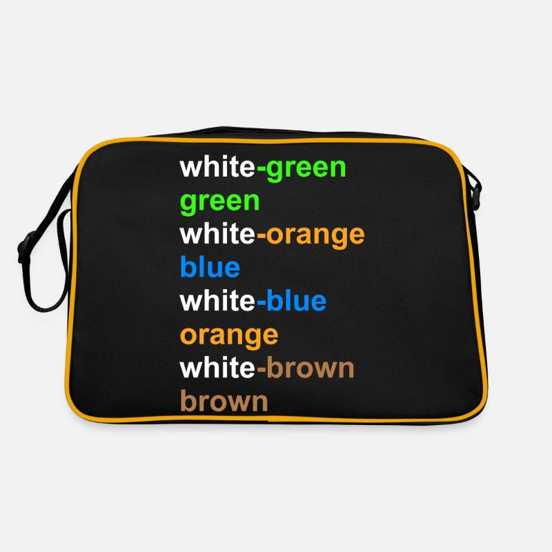 RJ45 Network Technology Color Assignment according to T568A Retro Bag