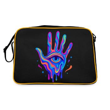 Mysticisme Main - Sac Retro - noir/or - Dos