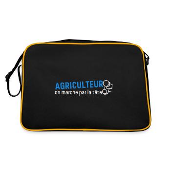 Agriculteur Fermier - Sac Retro - noir/or - Dos